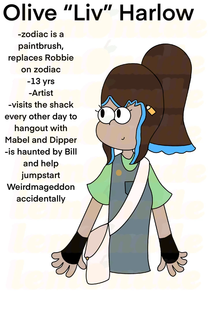 Olive Harlow Gravity Falls OC Wiki Fandom Olive Harlow Gravity Falls OC Wiki Fandom