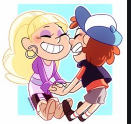 Dipper and Pacifica in their swapped outfits, by Ackruii : r/Dipcifica