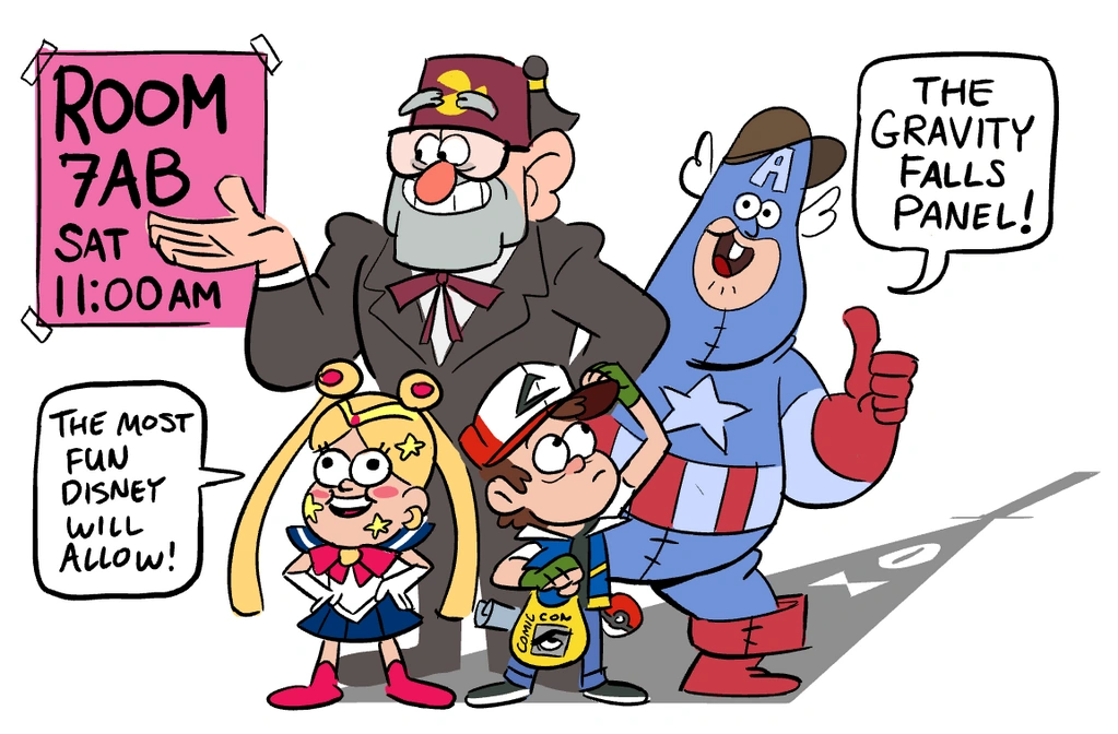 User blog:YazzyDream/Gravity Falls Panel at SDCC! | Gravity Falls