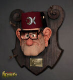 Wax Grunkle Stan realistic head