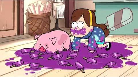 Gravity Falls - Mabel baila con Pato Pig Dance Party español latino HD