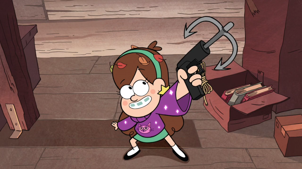 Mabel Pines and her Grappling Hook