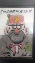 Prize Bradley received from Alex Hirsch