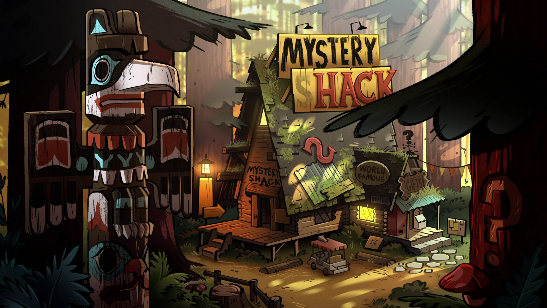 Mystical Gravity Falls Wallpaper