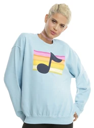 Disney Gravity Falls Mabel rainbow music note girls sweatshirt