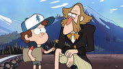 S1e8 dipper gets president's key