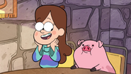 Mabel with Waddles.