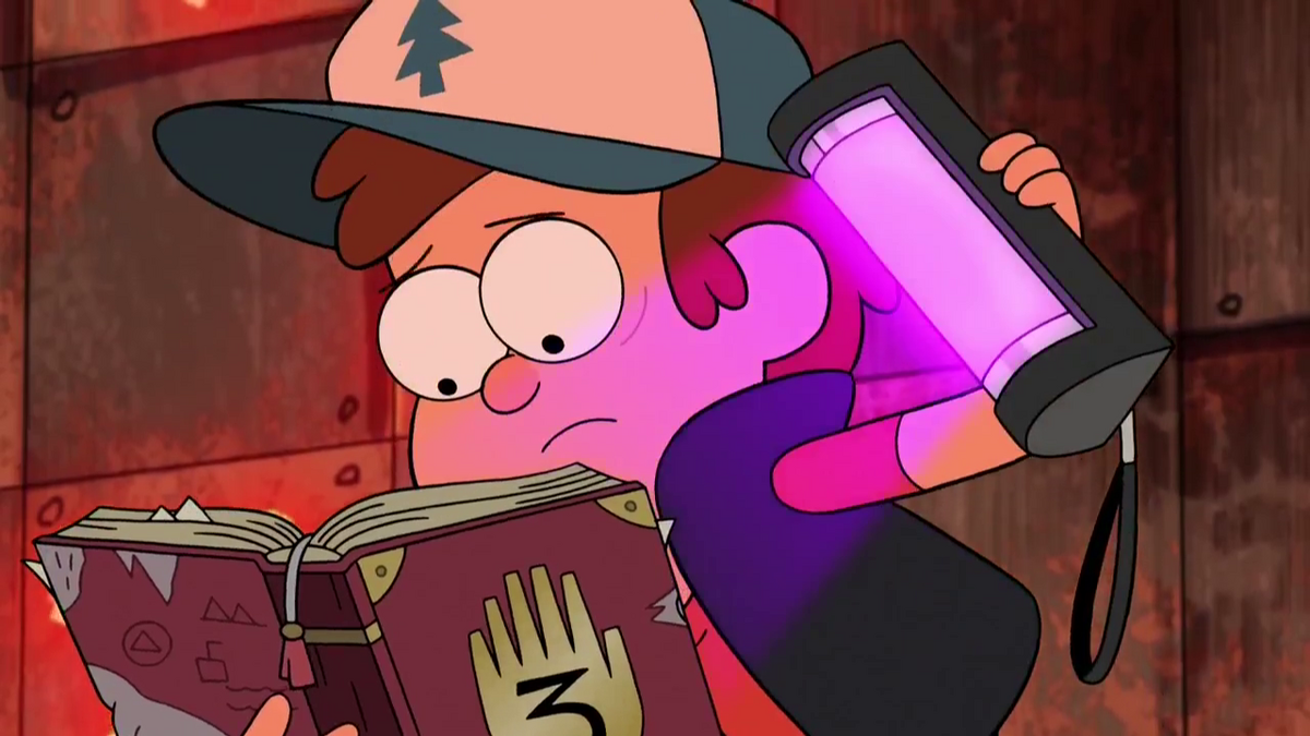 Want to make your own “Blacklight Version”? You don't need invisible ink,  instead use a highlighter. : r/gravityfalls