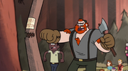 S1e3 manly dan punching pole