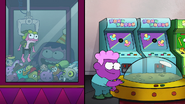 Bill in the Claw Machine in the Big City Greens episode 'Present Tense'