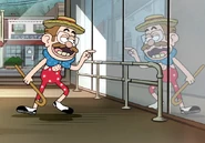 Неверное отражение Тоби.