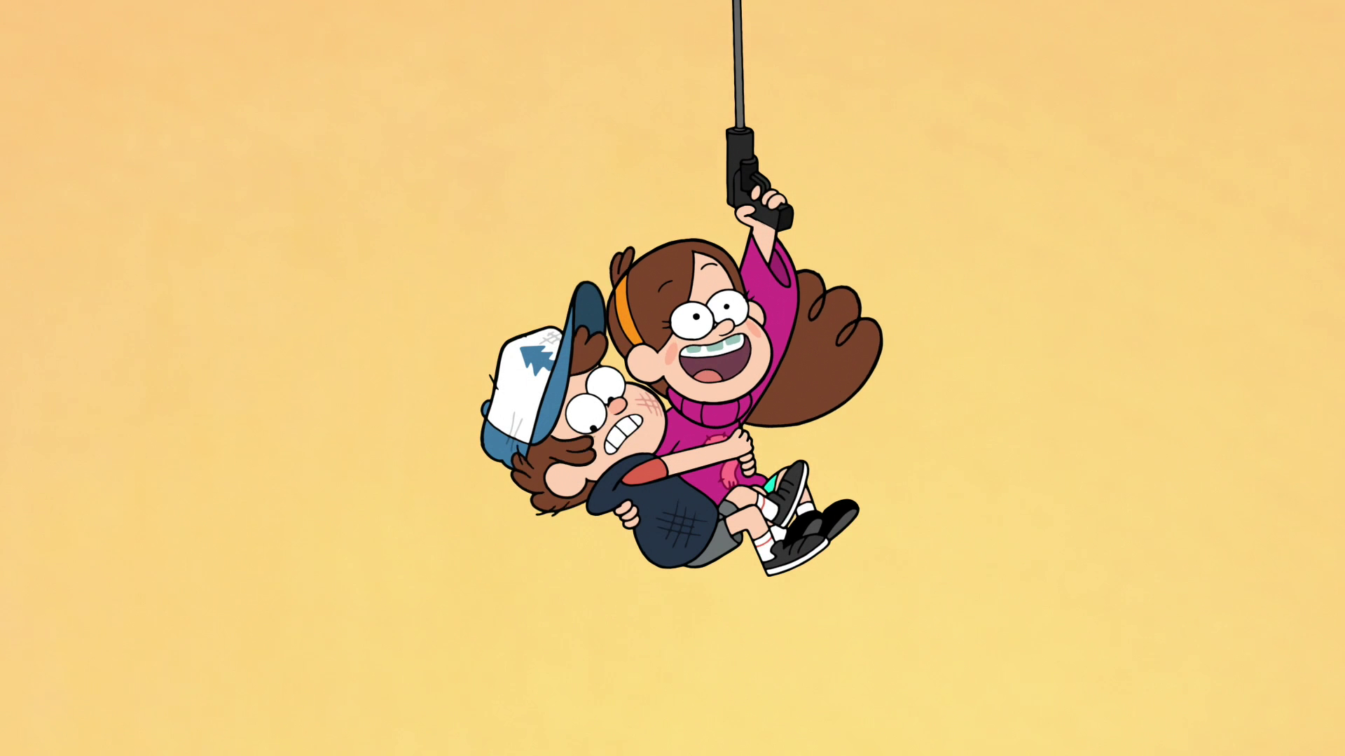 Dipper and Mable Grappling Hook Soft Enamel Pin 