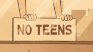 S1e5 no teens sign