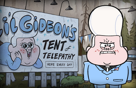 gideon gravity falls tent