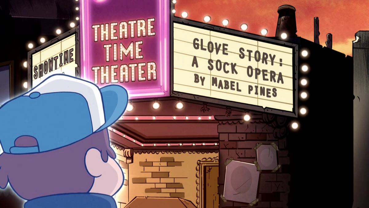 Sock Opera. Mabel and a Sock Puppet. The Grave Theatre.