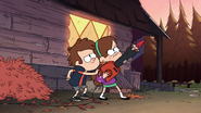 S1e1 twins shoot jeff out of leaf blower