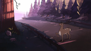 S1e2 deer in road