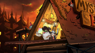 S2e20 Dipper and McGucket destroying the attic