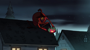 S1e12 The Summerween Trickster on a roof