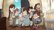 Mabel messing with the past.