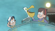 S1e2 mabel touching pelican