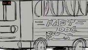 Opening animatic fast dog