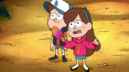 Dipper and Mabel switch places.