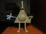The miniature Bill statue.