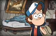 Imagen de Dipper en el antiguo sitio oficial de Gravity Falls de Disney Channel.