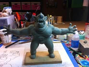 Photos taken by Ethan of the creation of the stop motion characters