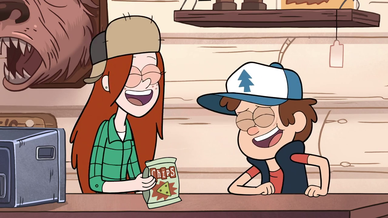 S1e17 wendy and dip laugh at mabel.png