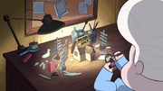 Gideon makes a play set of the Mystery Shack.