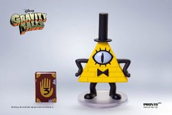 Gravity Falls Bill Cipher Figurine, Toy, Cartoon Character, Original