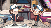 S1e7 dipper and tyrone in attic