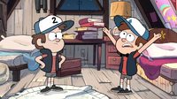 S1e7 dipper and tyrone in attic