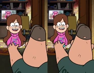 Щеки Мэйбл.