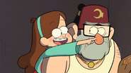 S1e3 mabel touching grunkle stan's nose