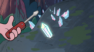 S1e11 crystal pieces