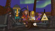 Bill's cameo in The Simpsons.