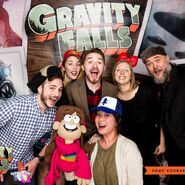 Joe at the Gravity Falls wrap party