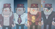 Stan as Mr. Mystery over the years.