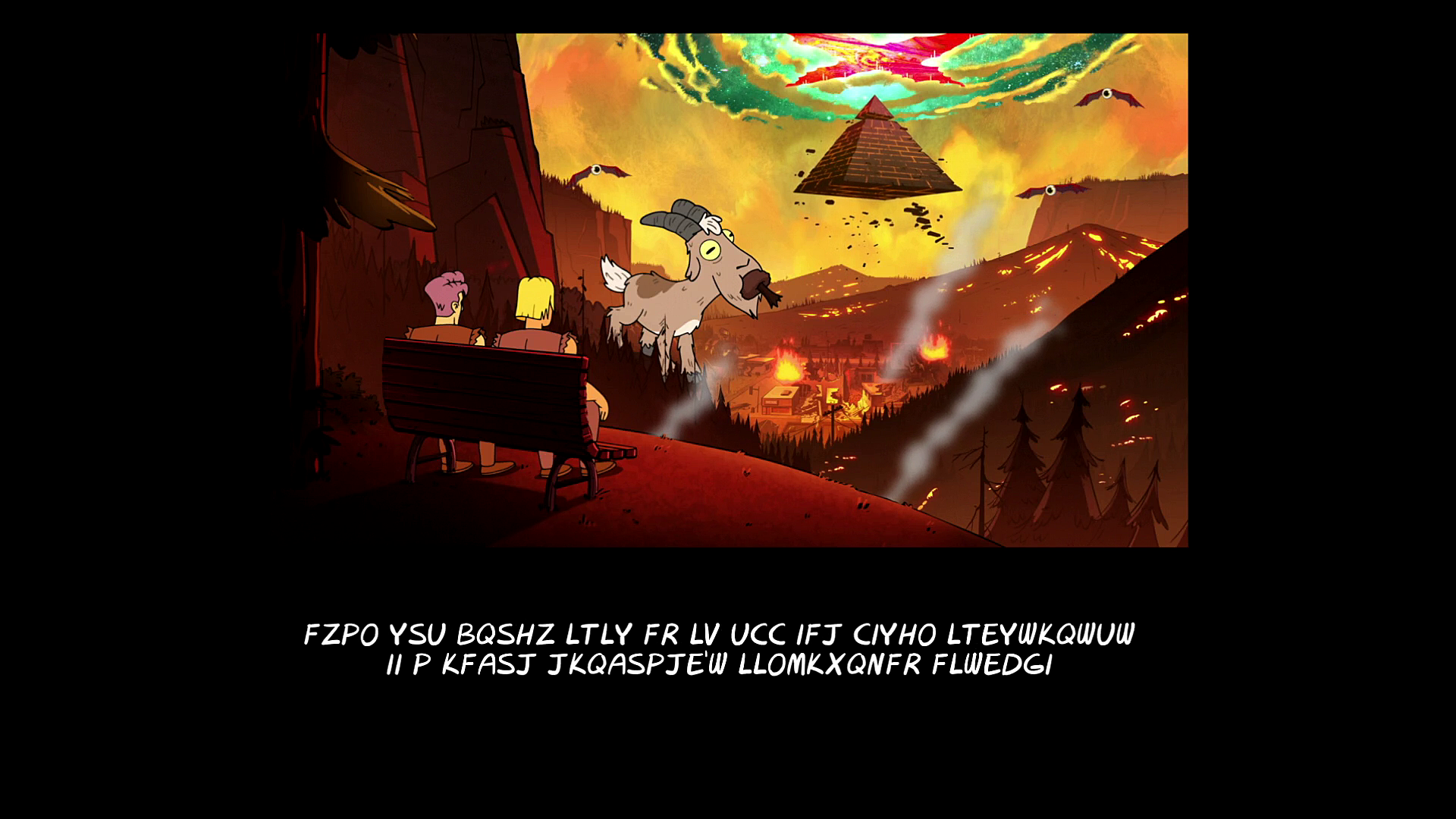 gravity falls hidden messages in credits