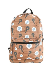 Gravity Falls wood panel stylized backpack