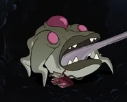 El Cambiaformas convertido en un Monstruo Sapo