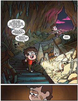 So, I was reading Gravity Falls: Lost Legends and I noticed this