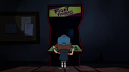 Dipper's hat is solid blue.