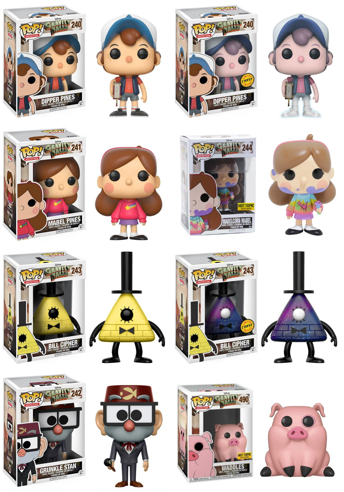 Gravity Falls Funko Pop Vinyls Gravity Falls Wiki Fandom