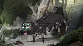 Darlene als Spinne