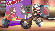 Dipper and Mabel unhappy.