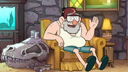 Grunkle Stan in his less formal attire.